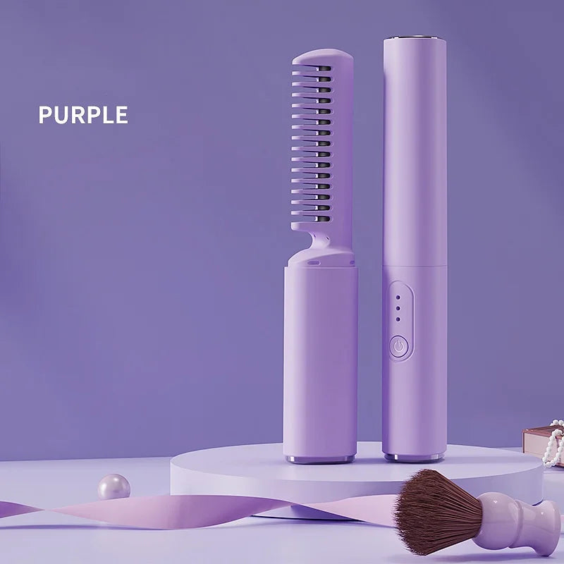 Mini Rechargeable Hair Styling Comb – YourBasket
