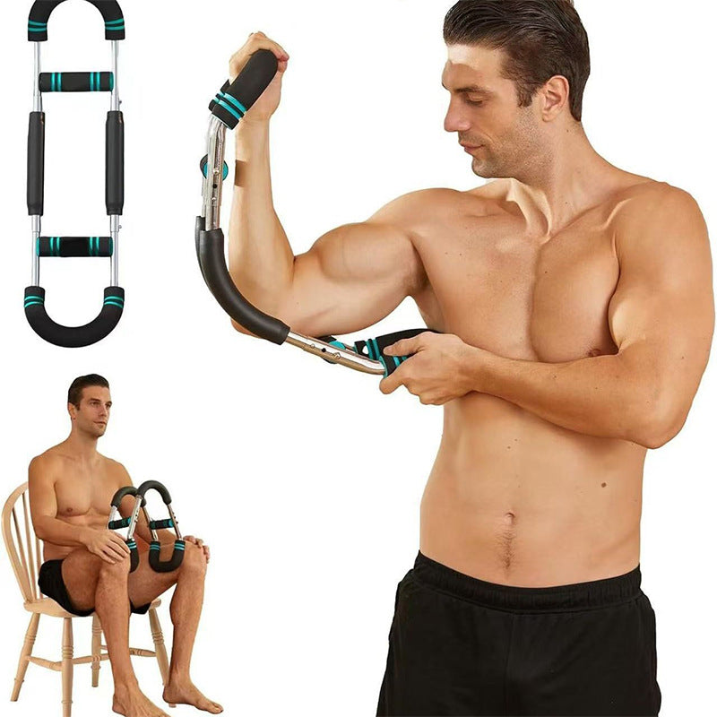 U-shaped Hand Three-speed Adjustable Spring Tension Device Wrist Device Biceps Exercise Fitness Equipment Arm Device
