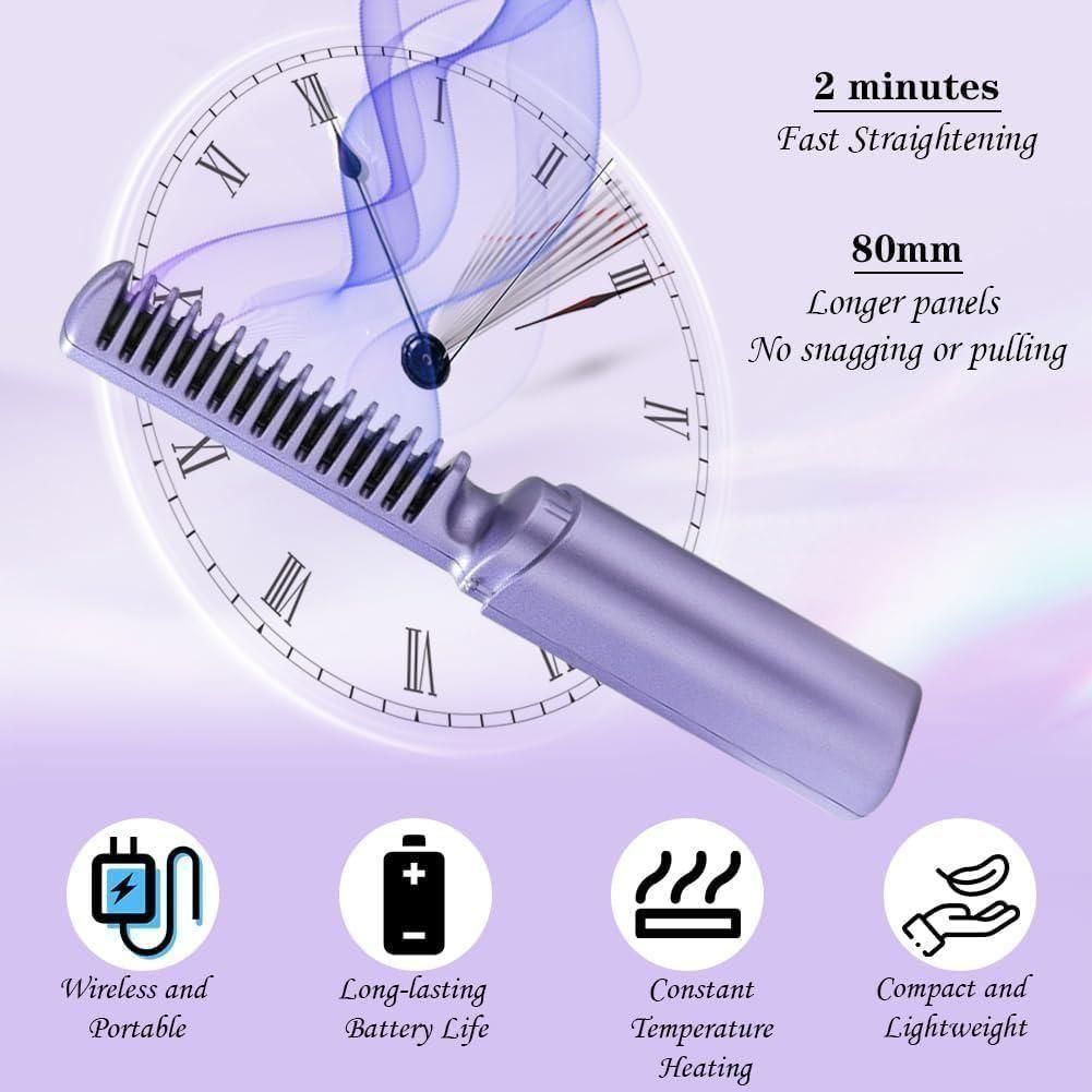 Mini Rechargeable Hair Styling Comb – YourBasket